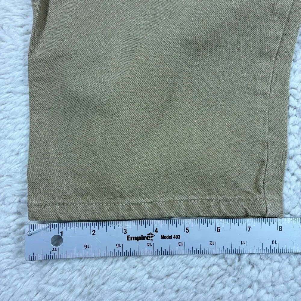 Vintage Levi's 550 Jeans Mens 38 x 32 Tan Beige Relaxed Fit Denim Tapered Y2k